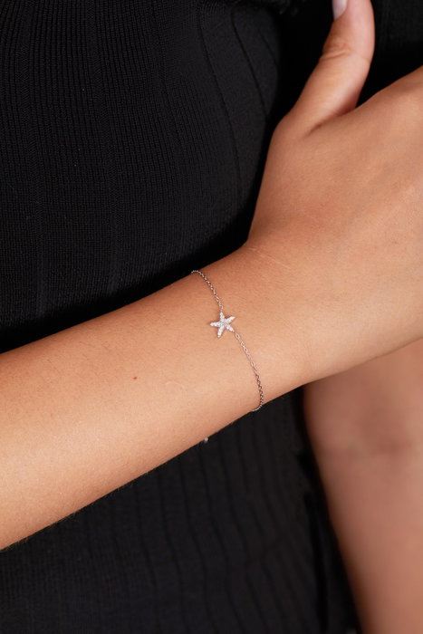 Heliophilia Silver Pulsera de Plata de Ley 925 con Zirconia